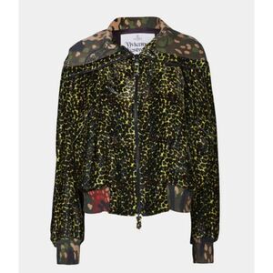 VIVIENNE WESTWOOD Wilma Leopard‎ Bomber Jacket NWT Sz 40 (US 4)